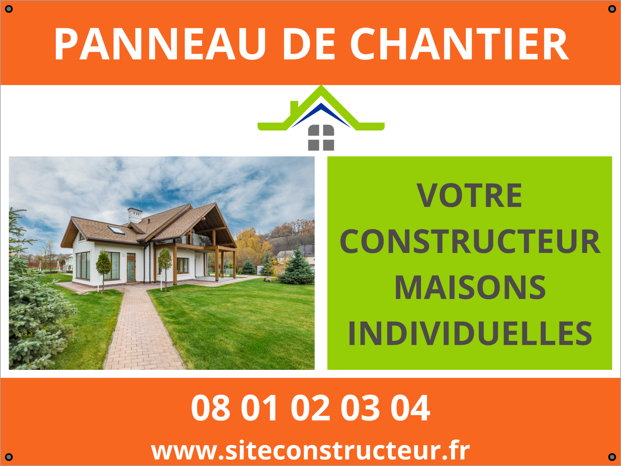 Panneau de chantier