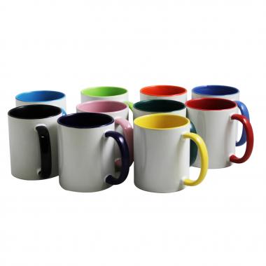 mug personnalisé bicolore