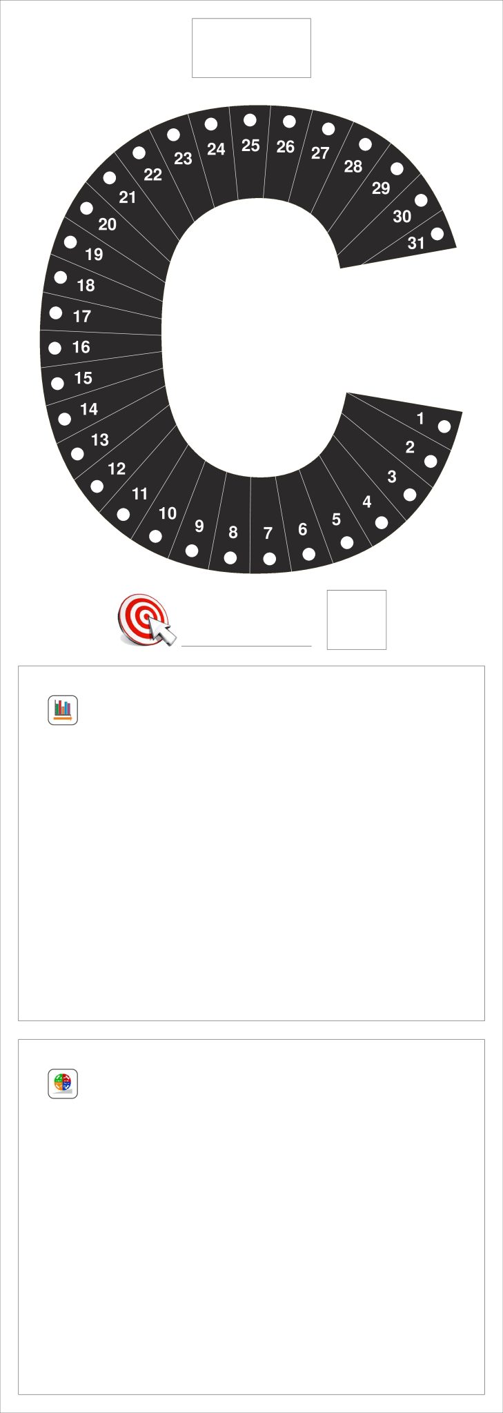 Indicateur visuel sqcdp cout 31 jours