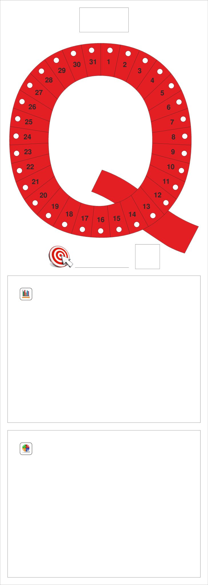 Indicateur visuel sqcdp qualite 31 jours