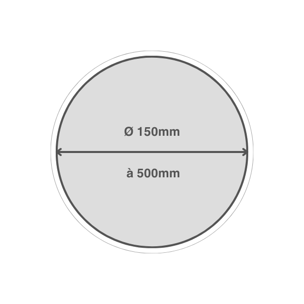 autocollant personnalise rond